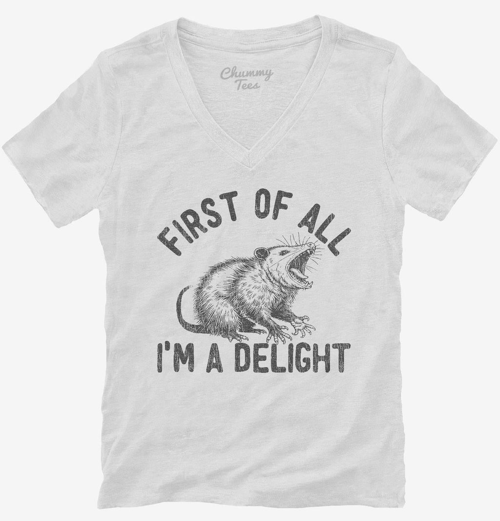 First Of All I'm A Delight Possum T-Shirt