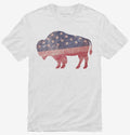 American Flag Bison T-Shirt