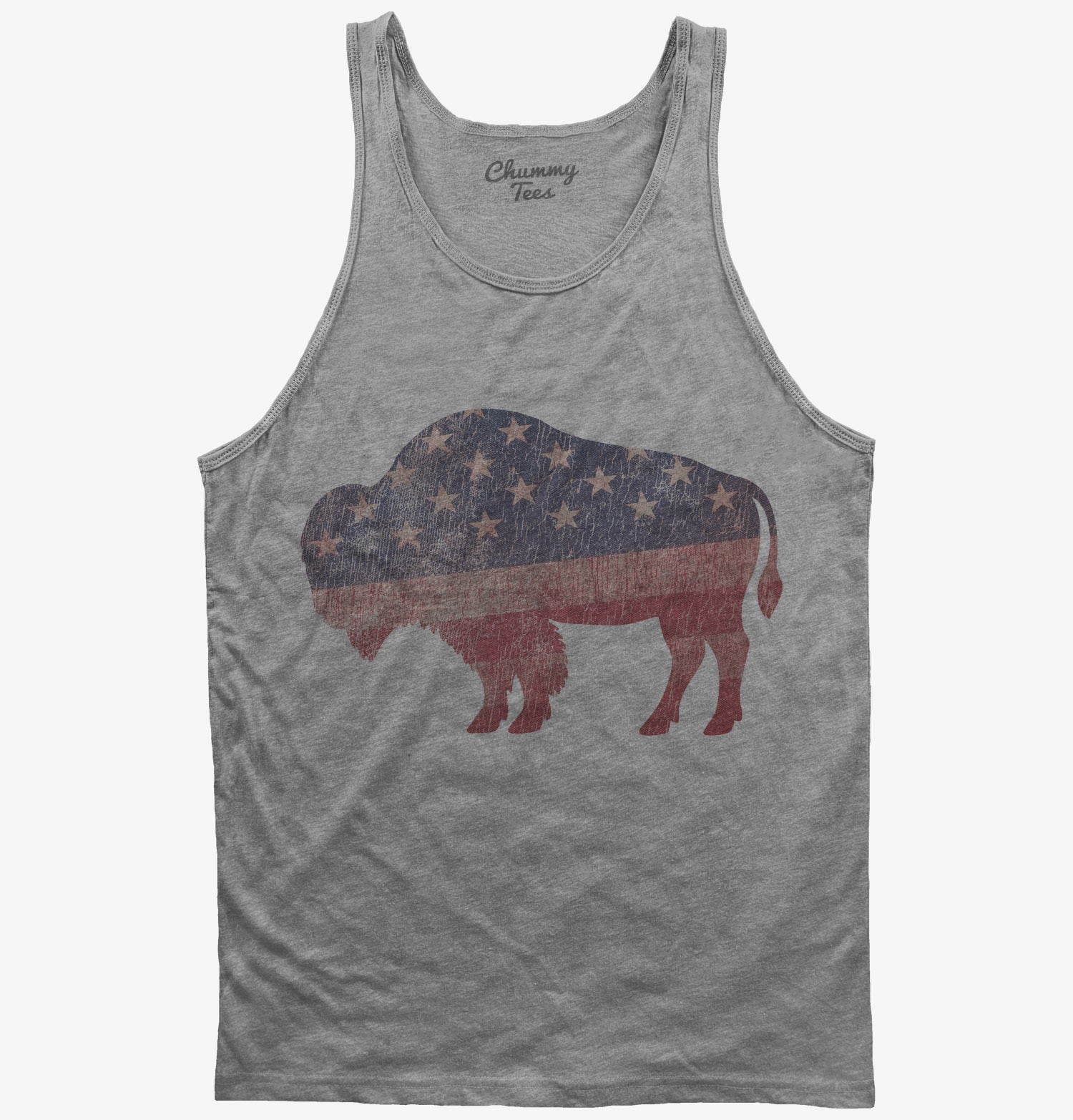 American Flag Bison T-Shirt