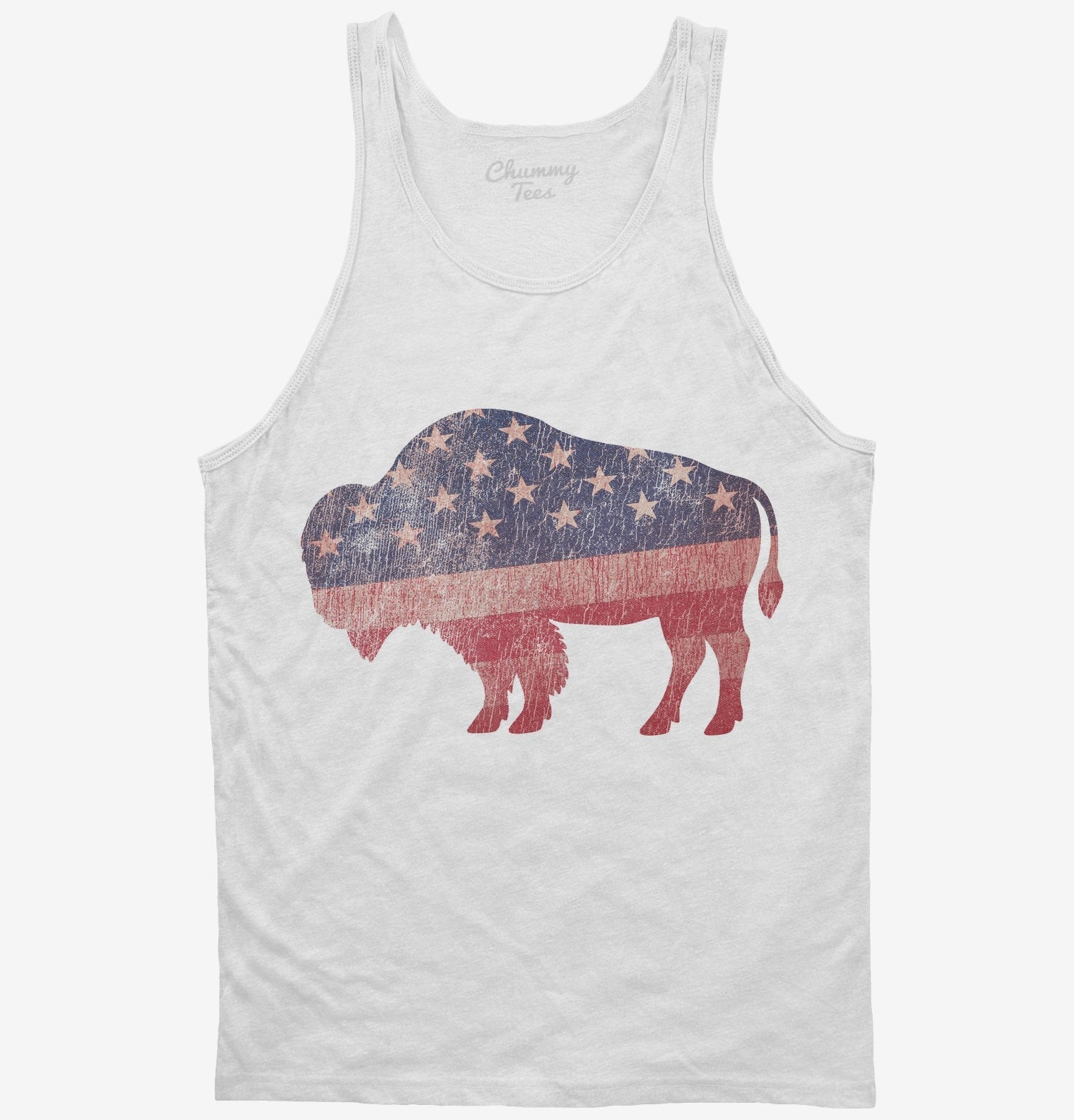 American Flag Bison T-Shirt