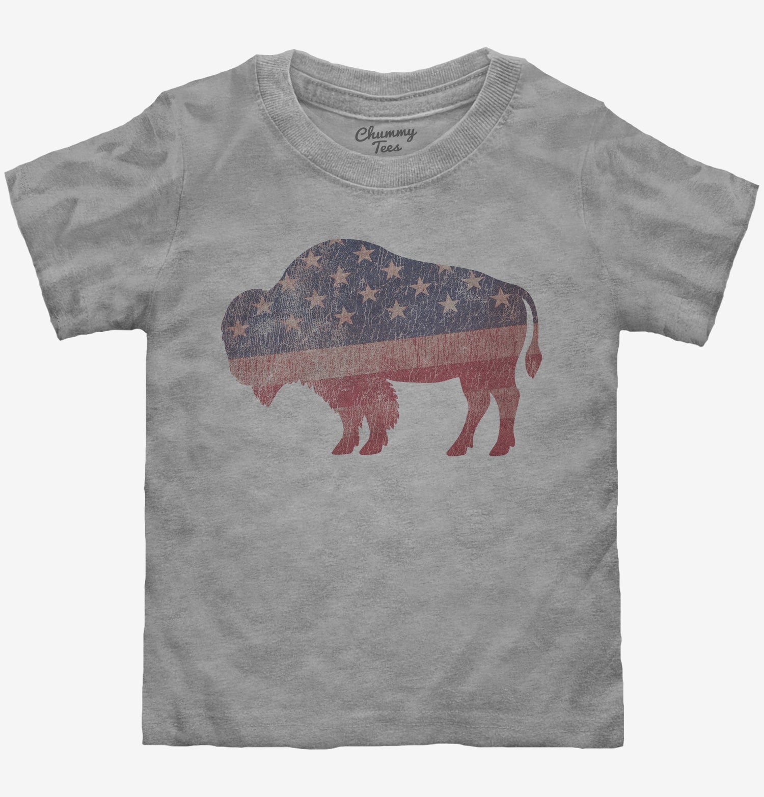 American Flag Bison T-Shirt